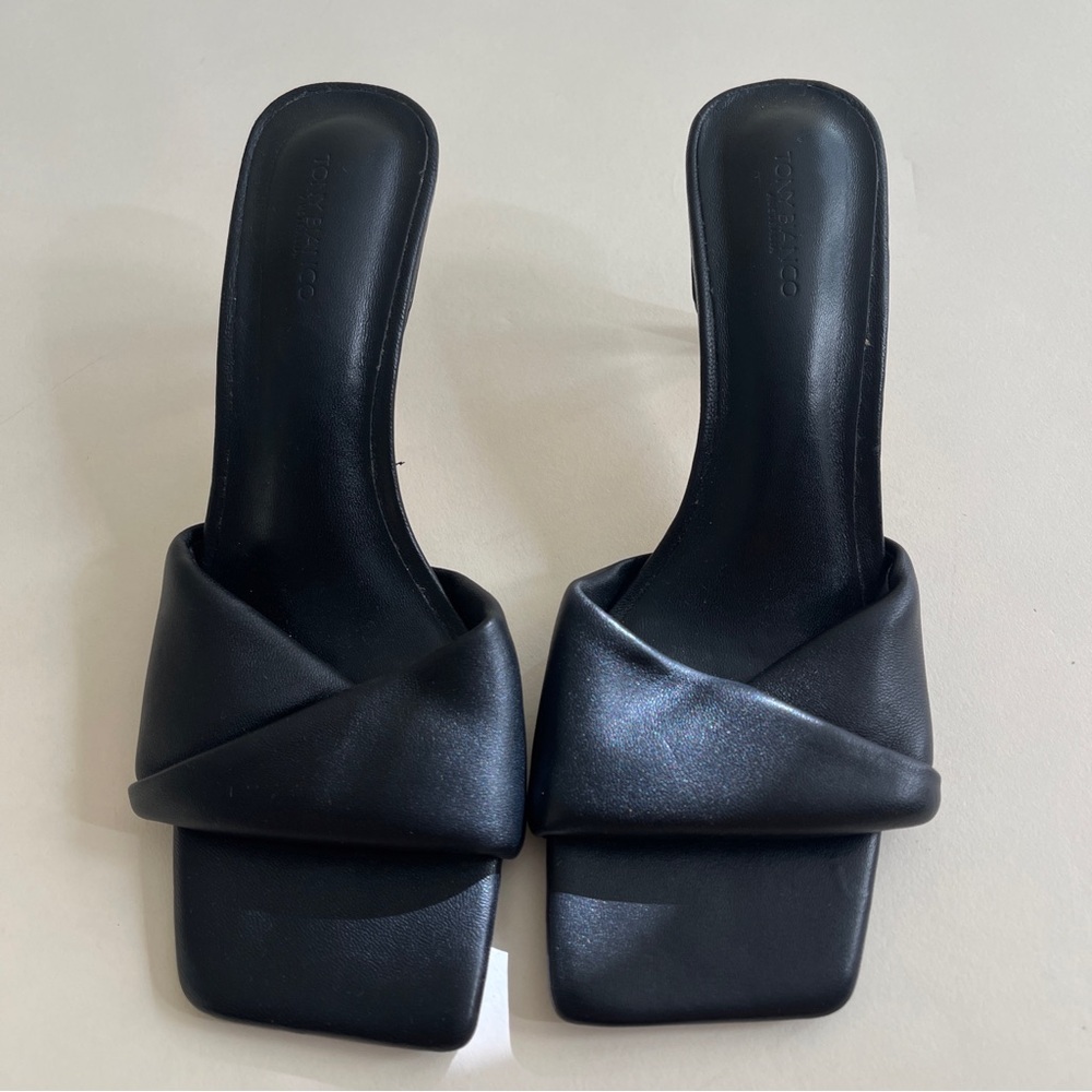 Tony Bianco Black Heeled Sandals - Picture 7 of 9